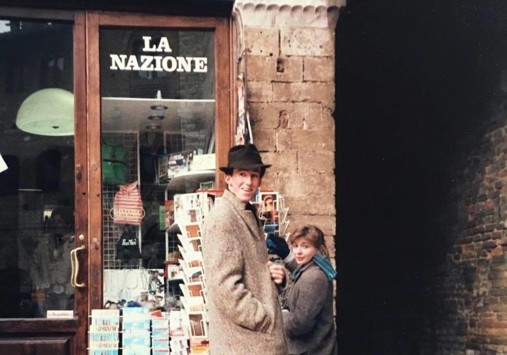 AHA students from a 1987 course in Italy