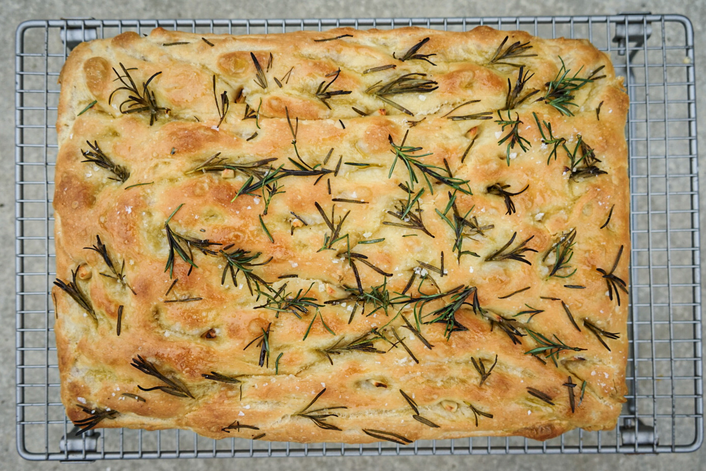 Rosemary sea salt focaccia | Art History Abroad